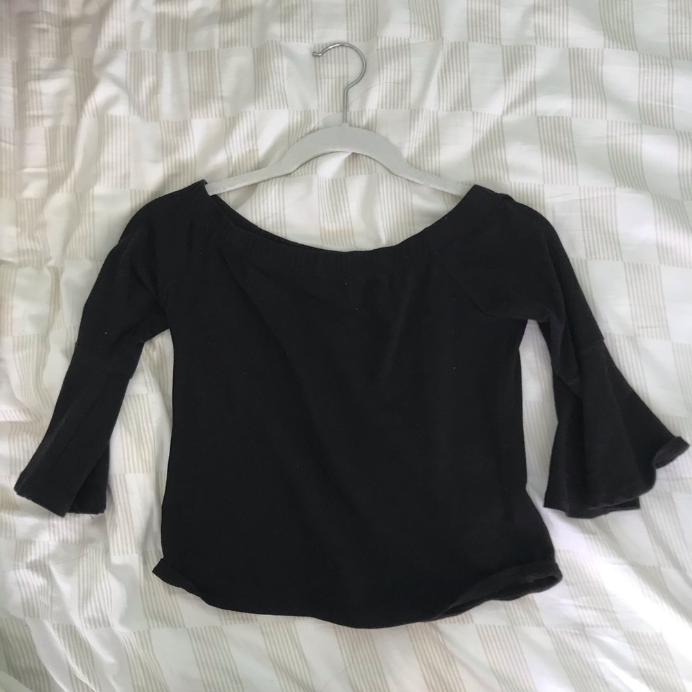 Black Off Shoulder Top